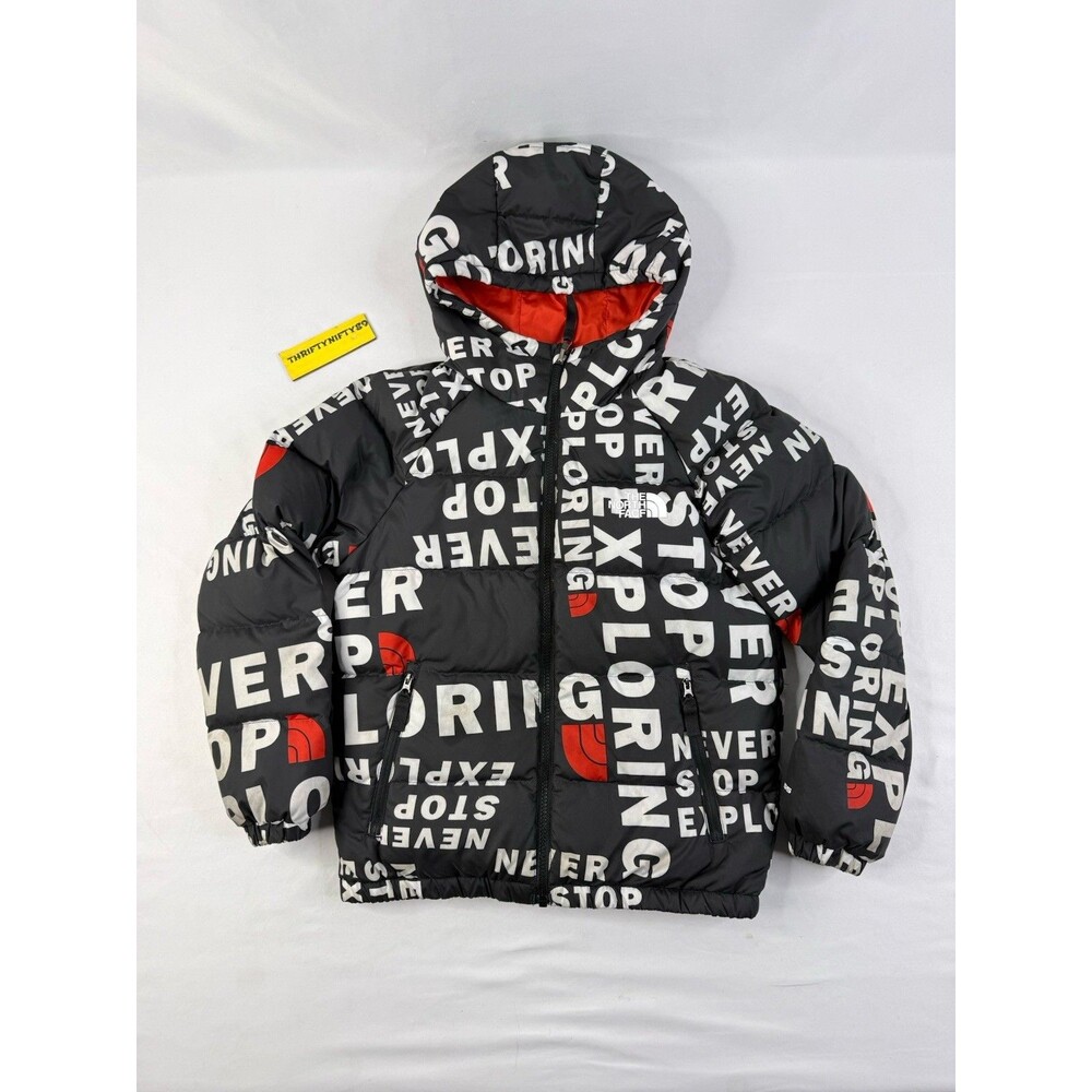 The North Face Boys Hyalite Reversible Down Insulated Jacket Large 10/12 Medium